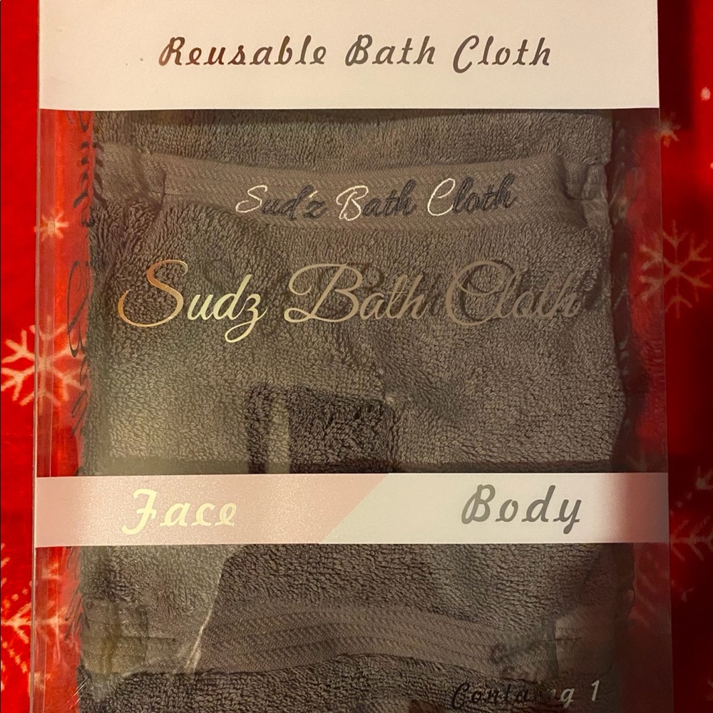 Sud’z Bath Cloth, USPTO Product on Amazon.com